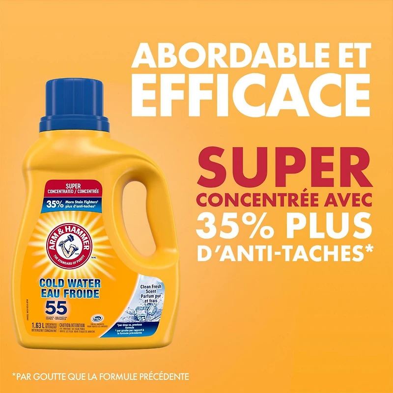 Arm & Hammer Eau froide parfum Propreté et fraîcheur Lessive Liquide
