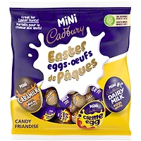 Cadbury, Assorted Mini Chocolate Easter Eggs Candy, Individually Wrapped, Prepared in Canada
