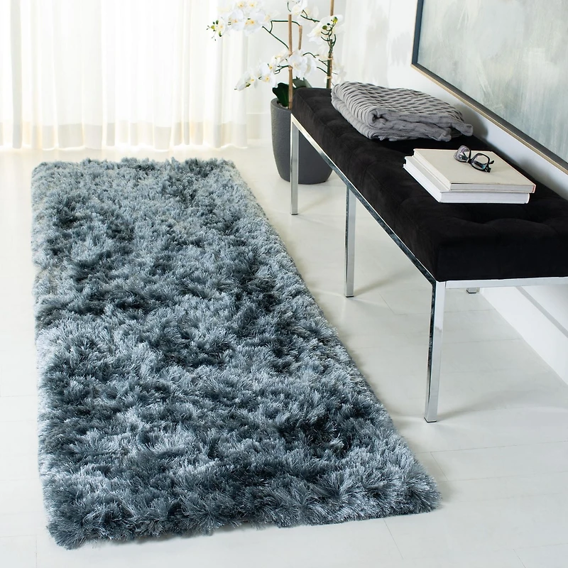 Safavieh Ocean Trellis Solid Plush Shag Area Rug