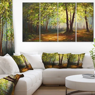 Impression sur toile « Summer Forest » Design Art