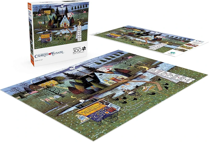Buffalo Games - Charles Wysocki - Know It All - 300 Piece Jigsaw Puzzle