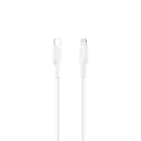 Cable BoostCharge Eco USBC vers Lightning 1 m/3,3 pi Cable souple et flexible pour charge rapide, cable chargeur Lightning pour iPhone 14 et series anterieures iPad 9e gen et AirPods BC Câble Belkin BoostCharge Eco USB-C vers Lightning (1 m/3,3 pi) - Câble souple et flexible pour charge rapide, câble chargeur Lightning pour iPhone 14 et séries antérieures, iPad 9e génération et AirPods - Blanc
