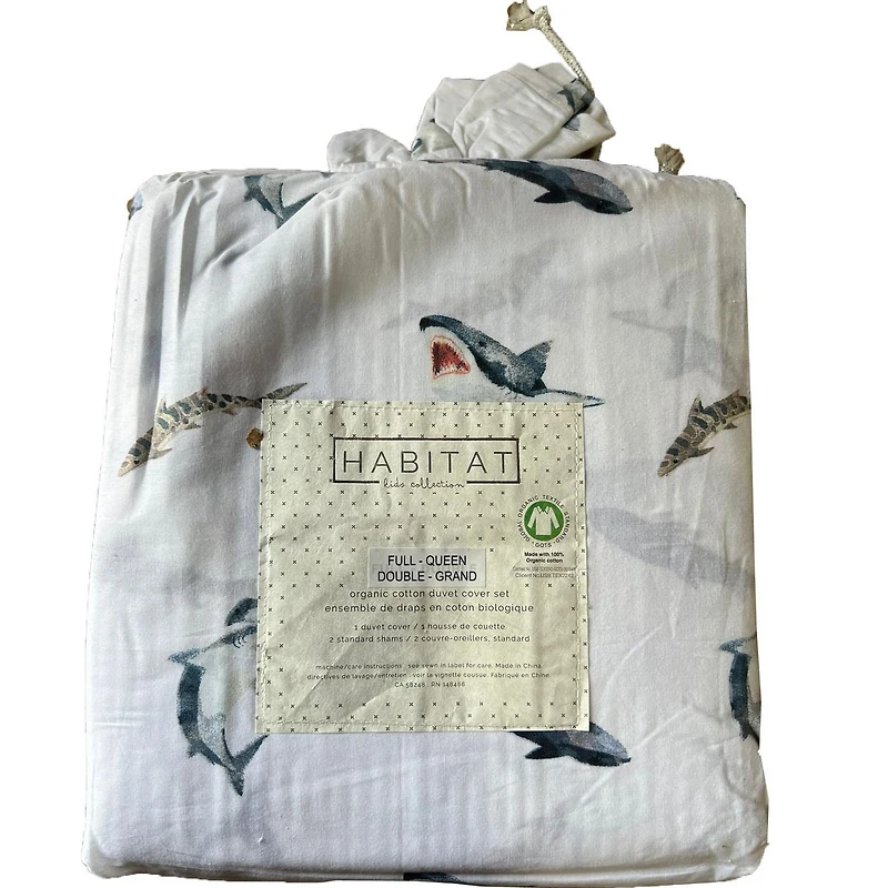 Ensemble de literie avec housse de couette en coton biologique Johnson Home