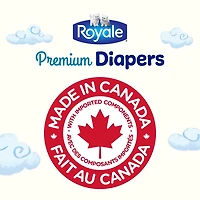 Royale Premium Diapers, Super Pack, Disposable Baby Diapers, Size Newborn - 7, 84-44 Count