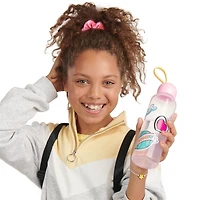 "Lucky Fortune Magic Series - Bouteille d'eau réutilisable, autocollants, Bracelet porte-bonheur et Chouchou - Bouteille d'eau Lucky H2O - Cadeau mignon pour les adolescents