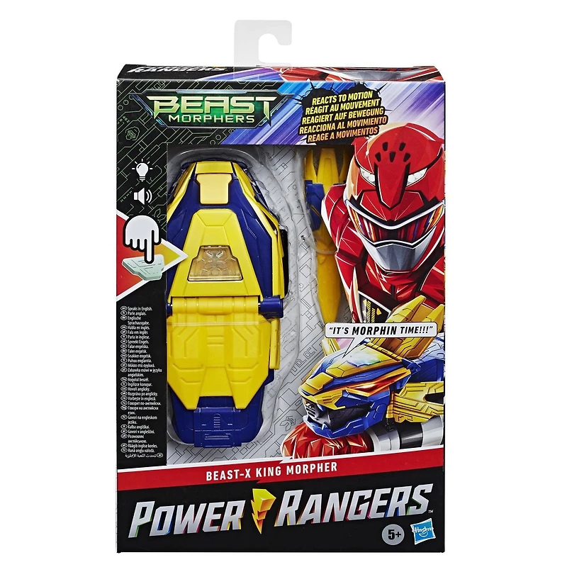Power Rangers Beast Morphers - Beast-X King Morpher avec sons et lumières activés par le mouvement