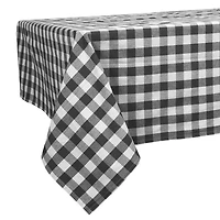 Fabstyles Country Check Tablecloth Farmhouse Decor For Indoor/Outdoor Use, Picnics, BBQ’s, Potlucks, Summer Events, Living and Dining Room, Sizes: 54" x 72