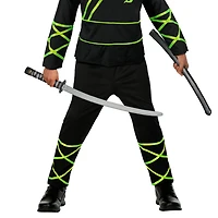 Youth Unisex's Ninja in the dark Costume S