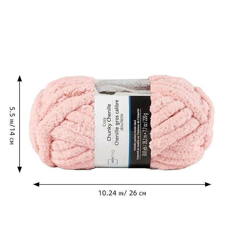 Gros Fil de Chenille Rose de Mainstays