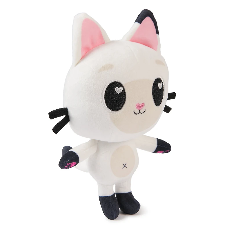 Gabby's Dollhouse: The Movie, Peluche Pandy Paws officielle, chat en peluche, jouets souples pour les enfants à partir d'un an, blanche, 20,3 cm