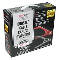 Justin Case 16 foot 6 Gauge Booster Cables, 16 foot 6 Gauge Booster Cables