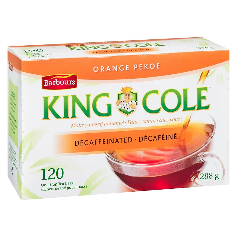 Thé King Cole décaféine 120s 288g (1206 sachets de thé)