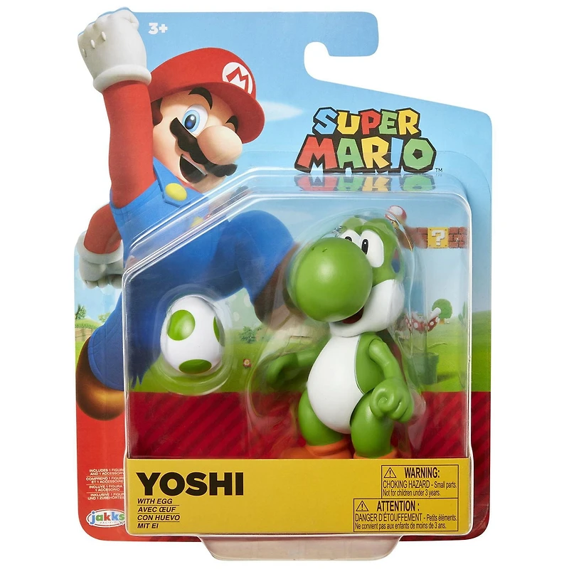 Figurine 4 po Nintendo Super Mario - Yoshi avec oeuf
