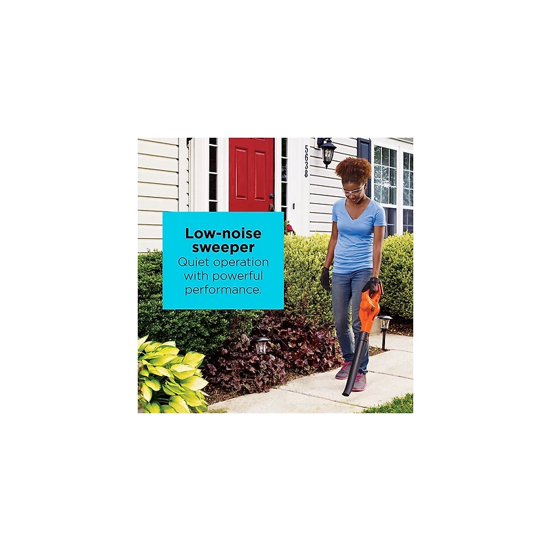 BLACK+DECKER LCC221-CA 20V MAX* 10 in. Cordless String Trimmer/Edger and Hard Surface Sweeper Combo Kit