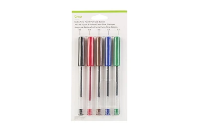 Cricut Extra Fine Pens, Cricut Extra Fine Point Basics Pen Set