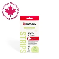 Kimika Beauty Pro Bandes de cire dépilatoire naturelles et véganes