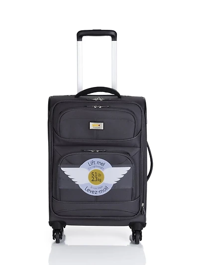 Valise de cabine à 4 roulettes pivotantes de 20 po James Bay de Via Rail