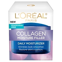 L'Oreal Paris Anti Aging Face Moisturizer Day Cream with Collagen, Fragrance Free, 50mL