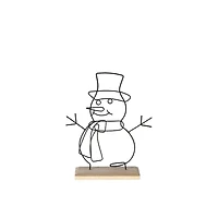 Wire Snowman Stand Decor Small - Set of 2