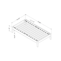 South Shore Vito Solid Wood Platform Bed