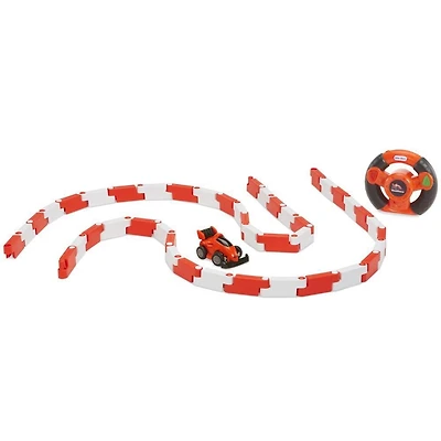 Little Tikes YouDrive Flex Tracks Red Race Remote Control Car w/ Easy Steering