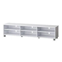 CorLiving Hollywood Modern TV Stand with Open Adjustable Shelves for Most TVs up to 85 inch