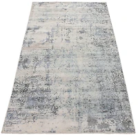 ECARPETGALLERY 5'0" x 7'6" Contemporary Galleria Hand-knotted Area Rug for Living Room, Dining Room and Bedroom in Blue
