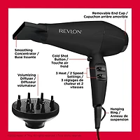 Sèche-cheveux Revlon Salon Séchage Rapide, Noir Sechange et Coiffant Plus Rapides