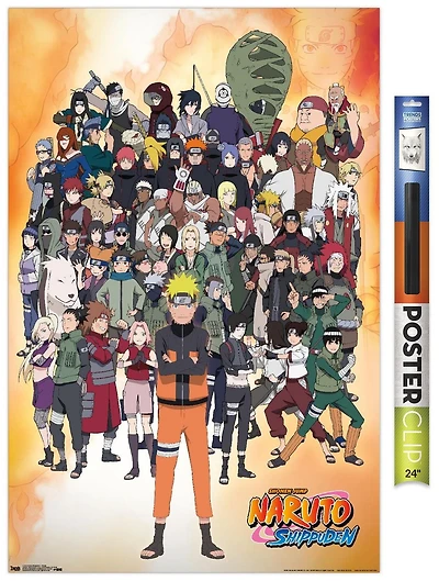 Naruto Shippuden - Group Wall Poster