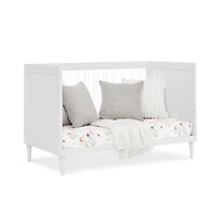 Delta Children Bowie 4-in-1 Convertible Crib - Greenguard Gold Certified, Bianca White