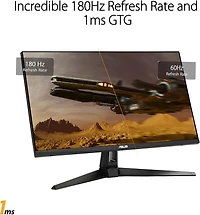 ASUS TUF VG27AQ3AZ – 27", QHD, 180Hz, IPS rapide, ELMB Sync, 1ms, FreeSync Premium, G-Sync