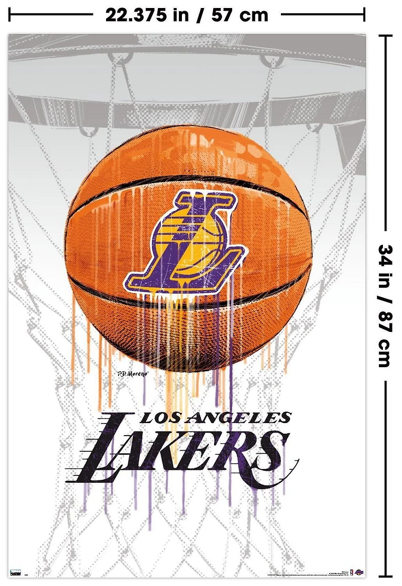 NBA Los Angeles Lakers - Ballon goutte à goutte 20