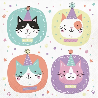 Kitty Party Faces Napkins