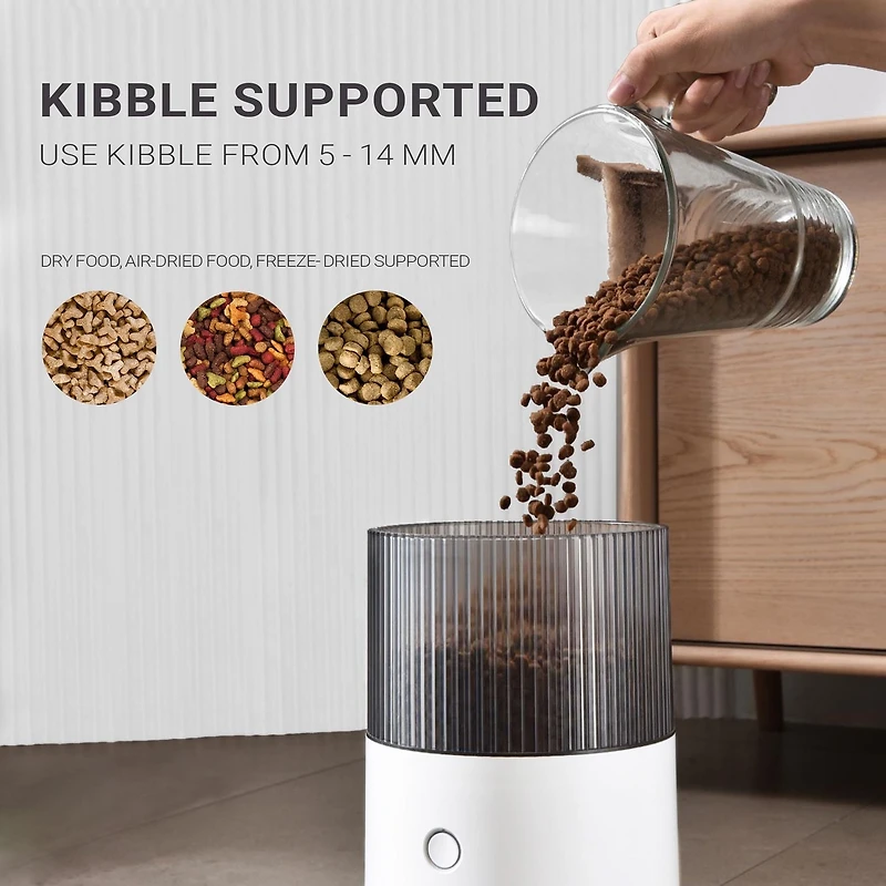Instachew Purechew Mini Automatic Smart Cat Feeder, Smart Food Dispenser for Cats and Dogs, Automatic Dog Feeder