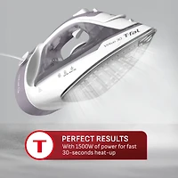 Virtuo 30, Steam Iron, 1500 W, Retractable Cord Reel System, Ceramic Soleplate, Auto Off