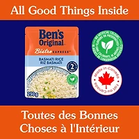 BEN'S ORIGINAL BISTRO EXPRESS Basmati Rice Side Dish, 250g Pouch, Perfect Every Time™