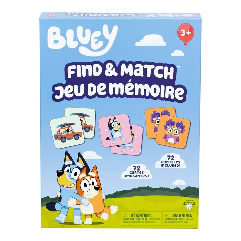 Bluey mon jeu de mémoire