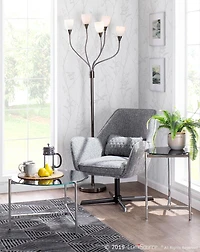 Medusa Contemporary Floor Lamp by LumiSource