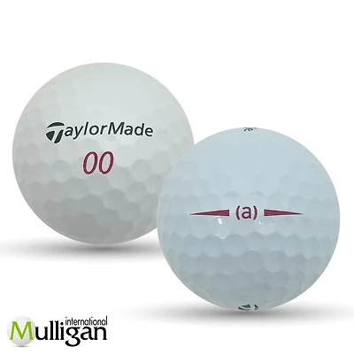 Mulligan - 48 balles de golf récupérées Taylormade Project (a) 5A, Blanc