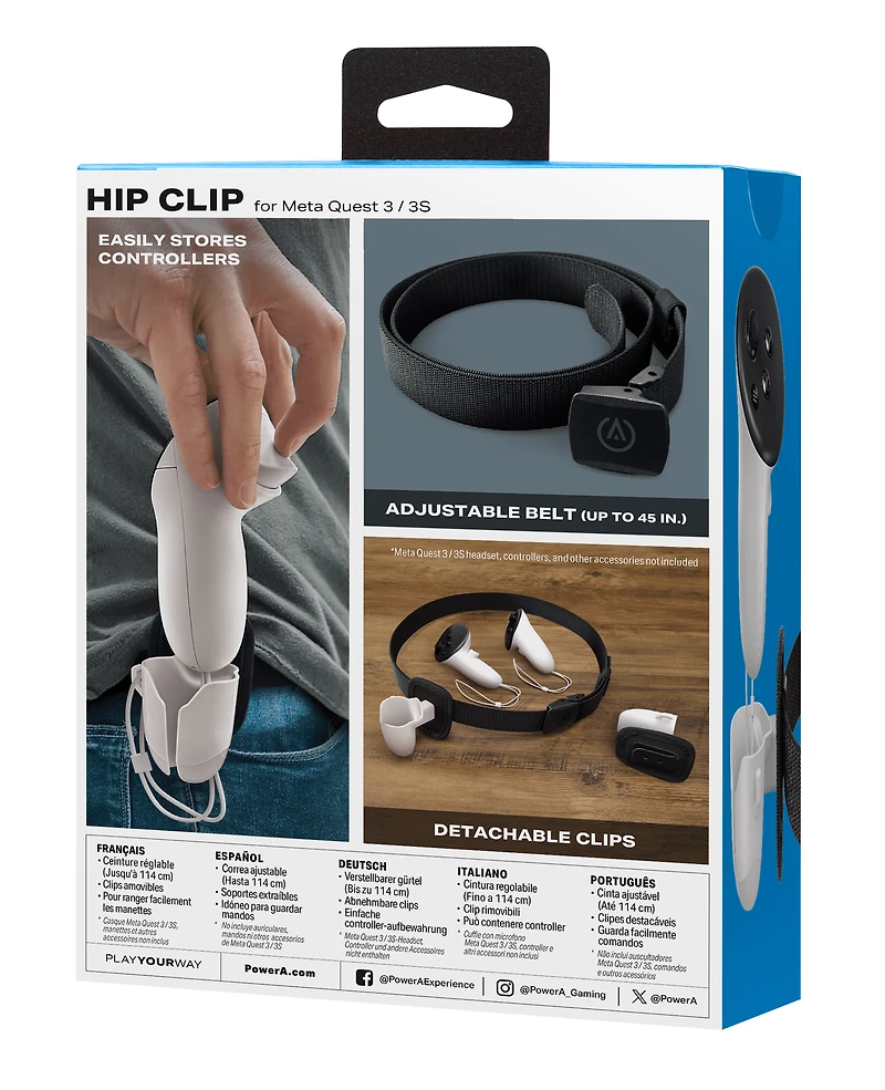 Pince PowerA aux hanches pour Meta Quest 3 / 3S