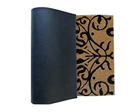 Paillasson en fibre de coco Home Decor Inc – 45,7 x 76,2 cm, tapis d'entrée durable et naturel