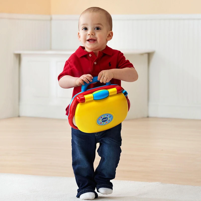 VTech Brilliant Baby Laptop Toy - French Version, 12 months to 3 years