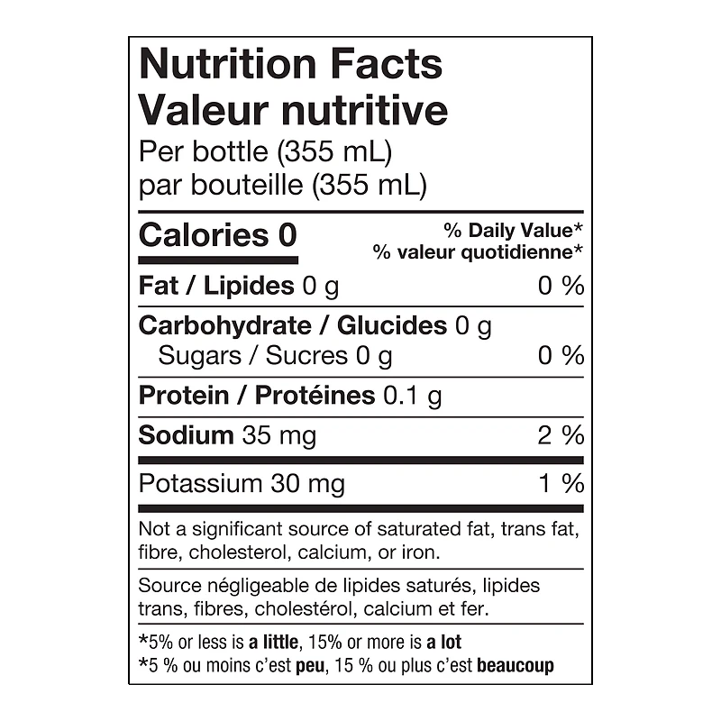 Pepsi Cola Zéro Sucre 8 x 355 mL, Bouteilles 8x355mL