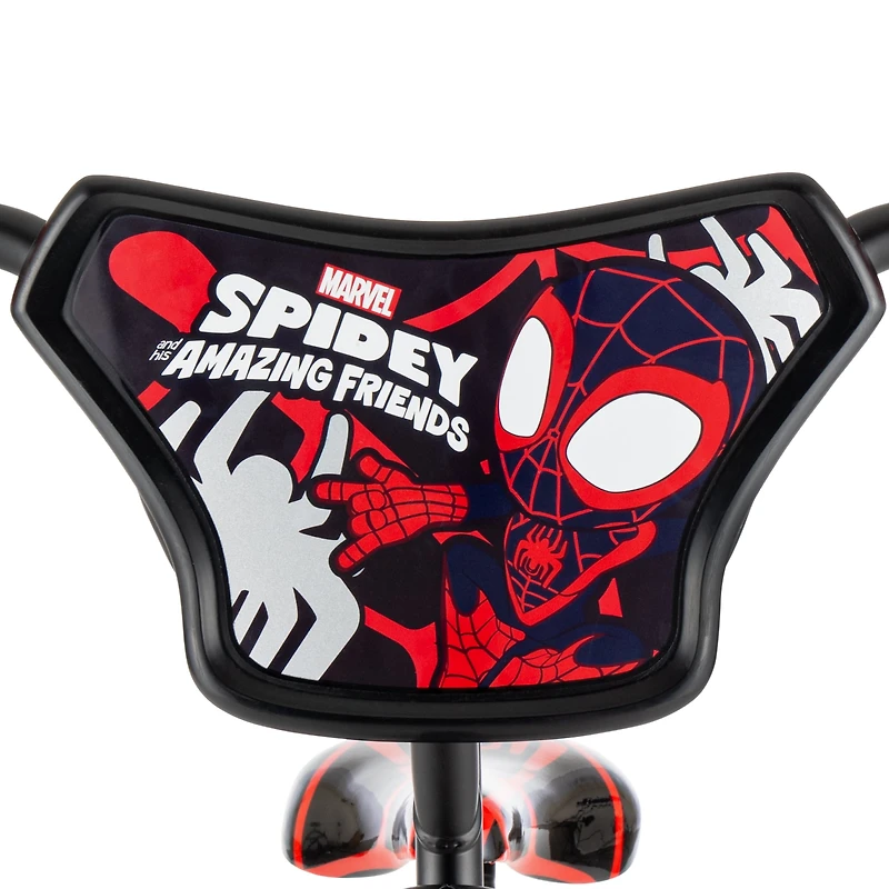 Huffy 14-inch Spidey and His Amazing Friends Boys’ Bike featuring Miles, Blue, 4-6 years old