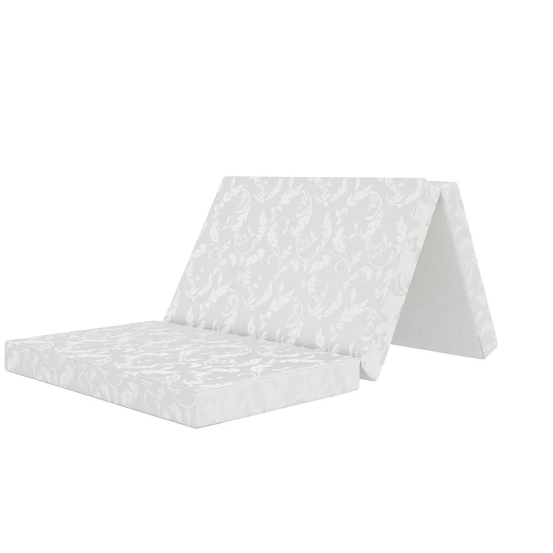 DHP Aries 4-Inch Tri-Fold Mattress / Folding Mattress, Twin