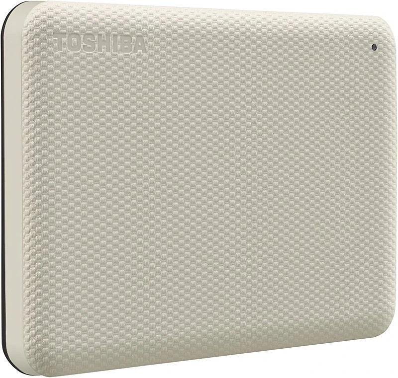 Canvio Advance Plus Portable External Hard Drive 2 TB - White