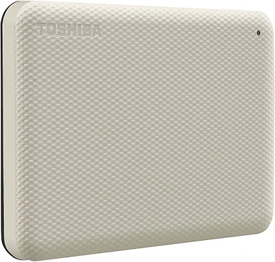 Canvio Advance Plus Portable External Hard Drive 2 TB - White