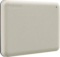 Canvio Advance Plus Portable External Hard Drive 2 TB - White