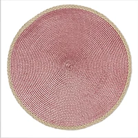 Hometrends Woven Placemat with Jute Edge Assorted Colour, 1pc