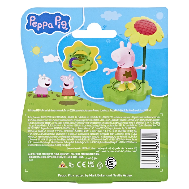 Peppa Pig Peppa joue dans la boue, figurine Peppa